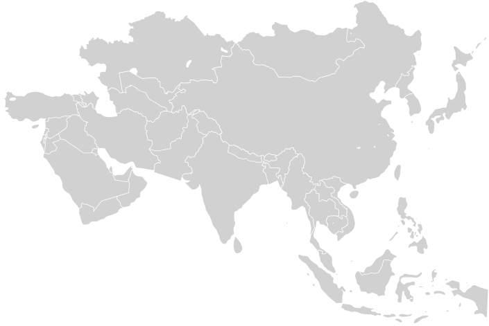 Map of Asia